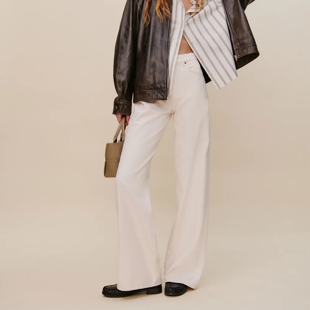 Reformation Cary High Rise Slouchy Wide Leg Jeans